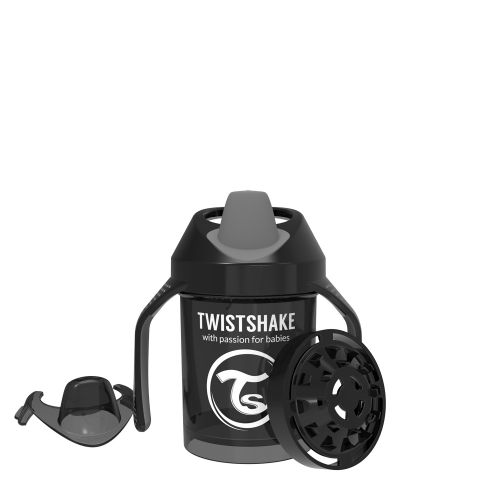 TWISTSHAKE Hrnek učicí 230ml 4+m Černá