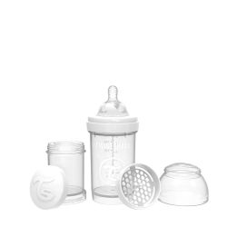 TWISTSHAKE Kojenecká láhev Anti-Colic 180ml Bílá