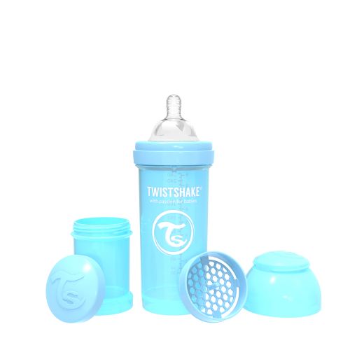 TWISTSHAKE Kojenecká láhev Anti-Colic 260ml Pastelově modrá