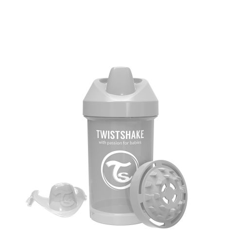 TWISTSHAKE Láhev pro batolata 300ml 8+m Pastelově šedá