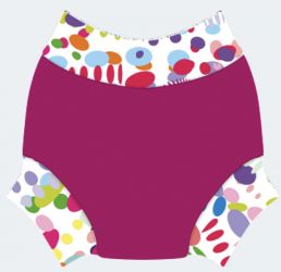 Swim nappy Kojenecké neoprenové plavky Tm. růžové vel. XL