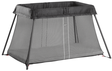 BabyBjörn Cestovní postýlka Travel Crib Light Black 