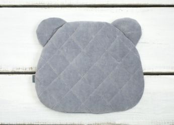 Sleepee Polštář Royal Baby Teddy Bear Pillow šedá