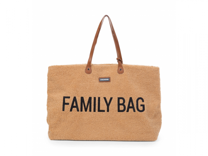 Childhome Cestovní taška Family Bag Teddy Beige