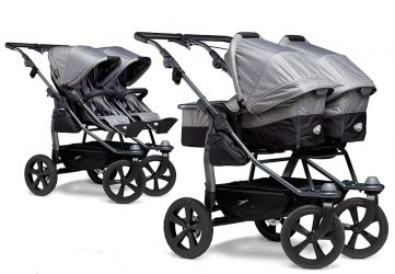 Kočárek TFK Duo combi pushchair - air chamber wheel grey