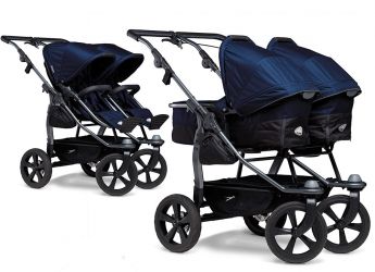 Kočárek TFK Duo combi pushchair - air chamber wheel navy