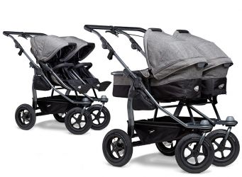 Kočárek TFK Duo combi push chair - air wheel prem. grey