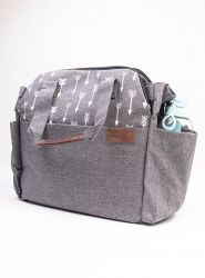 Kinder Hop Přebalovací taška na kočárek 2v1 Traveler Bag Space Grey