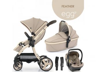 Kočárek BabyStyle Egg2 set 4 v 1 - Feather 2023