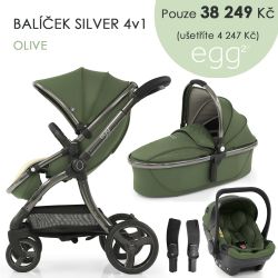 Kočárek BabyStyle Egg2 set 4 v 1 - Olive 2021