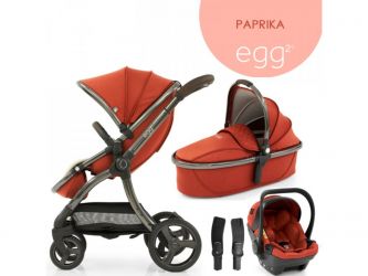 Kočárek BabyStyle Egg2 set 4 v 1 - Paprika 2022
