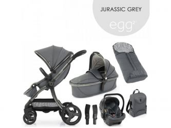 Kočárek BabyStyle Egg2 set 6 v 1 - Jurassic Grey 2022