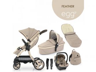 Kočárek BabyStyle Egg2 set 6 v 1 - Feather 2023