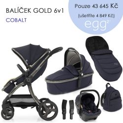 Kočárek BabyStyle Egg2 set 6 v 1 - Cobalt 2021