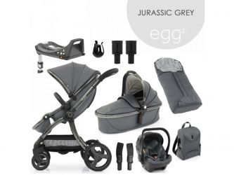 Kočárek BabyStyle Egg2 set 9 v 1 - Jurassic Grey 2022