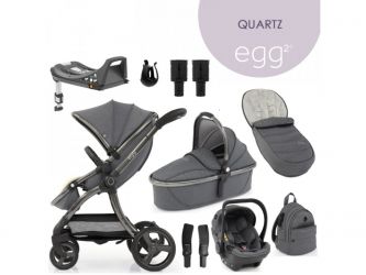 Kočárek BabyStyle Egg2 set 9 v 1 - Quartz 2023