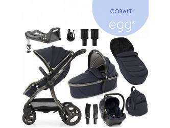 Kočárek BabyStyle Egg2 set 9 v 1 - Cobalt 2021
