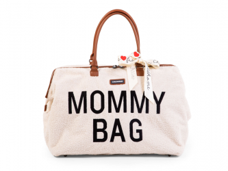 Childhome Přebalovací taška Mommy Bag Teddy Off White