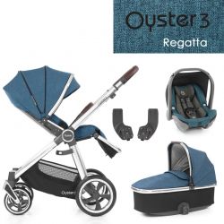 Kočárek BabyStyle Oyster 3 základní set 4 v 1 - Regatta 2022