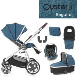 Kočárek BabyStyle Oyster 3 luxusní set 6 v 1 - Regatta 2021