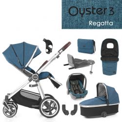 Kočárek BabyStyle Oyster 3 nejlepší set 8 v 1 - Regatta 2022