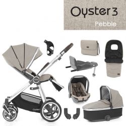 Kočárek BabyStyle Oyster 3 nejlepší set 8 v 1 - Pebble 2021