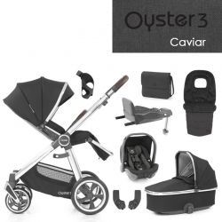 Kočárek BabyStyle Oyster 3 nejlepší set 8 v 1 - Caviar 2021