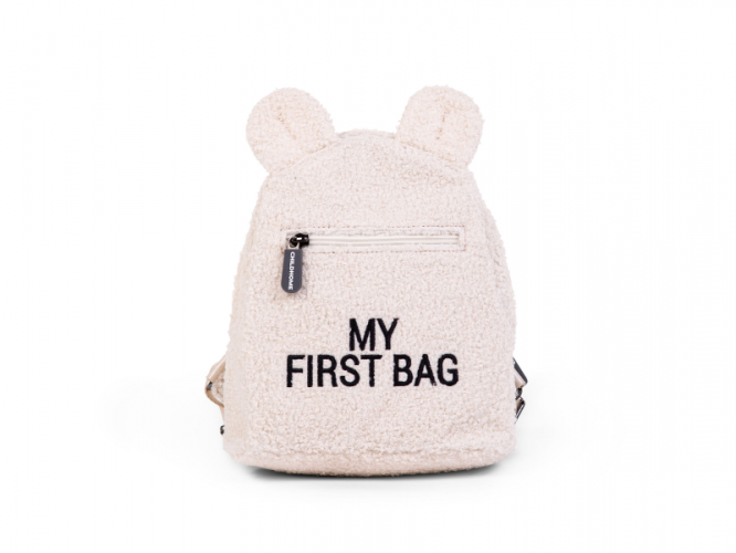 Childhome Dětský batoh My First Bag Teddy Off White