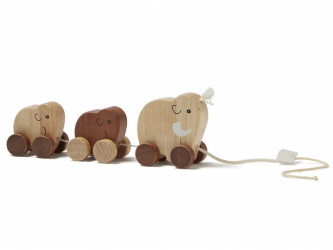 Kids Concept Tahací mamutí rodina dřevěná Neo
