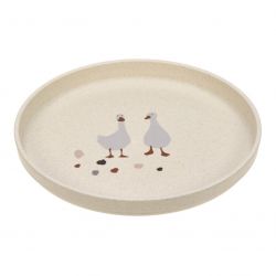 Lassig Plate PP/Cellulose Tiny Farmer Sheep/Goose nature