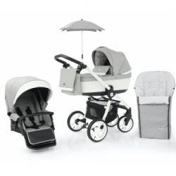 Kočárek Babystyle Prestige3 Active (white/ black) 6v1 Frost 2022