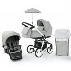 Kočárek Babystyle Prestige3 Active (white/ black) 6v1 Flint 2022