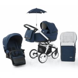 Kočárek Babystyle Prestige3 Active (white/ black) 6v1 French Navy 2022