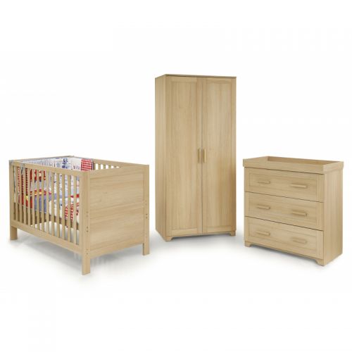 BabyStyle Monaco dětský pokoj (set: postýlka, komoda, skříň)