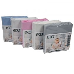 EKO P-01/M Nepromokavé prostěradlo Jersey s gumou 120 x 60 cm
