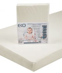 EKO P-01/M Nepromokavé prostěradlo Jersey s gumou 120 x 60 cm ECRU