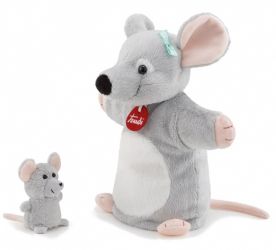 TRUDI - maňásek myš s mládětem