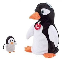 TRUDI - maňásek tučňák s mládětem