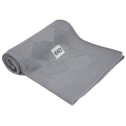 EKO PLE-63 Dečka z bambusového úpletu design kostky LIGHT GREY