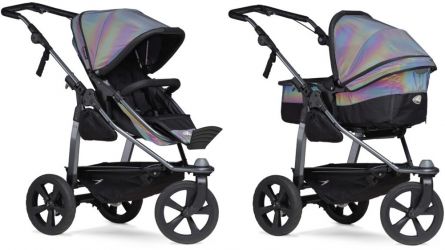 Kočárek TFK Mono combi pushchair - air chamber wheel glow in the dark