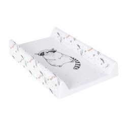 Ceba Baby Přebalovací podložka s pevnou vložkou 2-hranná 80x50cm Comfort Raccoon