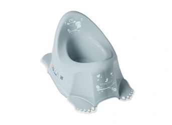 Tega Baby Dětský nočník hrací protiskluzový Sova šedá