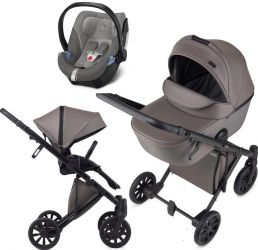 Kočárek Anex E/type Gothic + autosedačka Cybex Aton 5