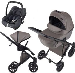 Kočárek Anex E/type Gothic + autosedačka Maxi-Cosi CabrioFix i-Size