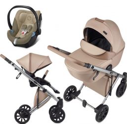 Kočárek Anex E/type Boho + autosedačka Cybex Aton 5