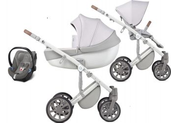 Kočárek Anex M/type Arctic + autosedačka Cybex Aton 5