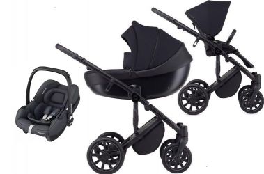 Kočárek Anex M/type Ink + autosedačka Maxi-Cosi CabrioFix i-Size