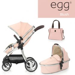 Kočárek BabyStyle EGG set Blush 2020, kočárek + hluboká korba + taška