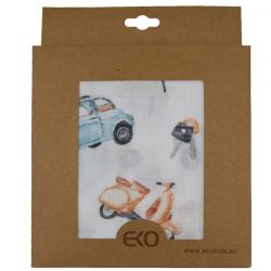 EKO OT-04 Mušelínová plena 120 x 120 cm Auto