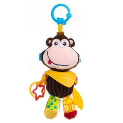 BalibaZoo Závěsná hračka s kousátkem Opice Molly, od 0m